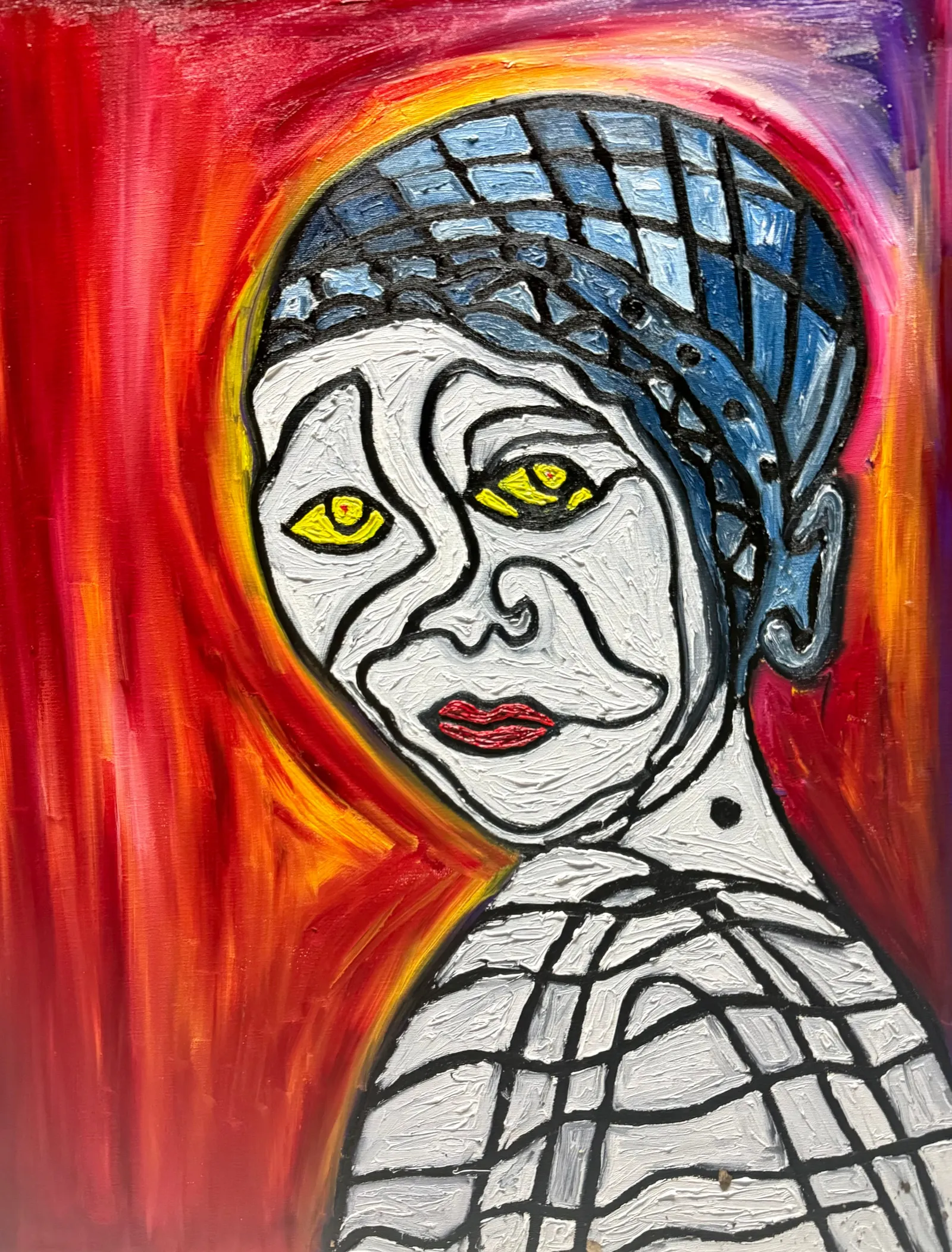 Untitled (Halo), oil on canvas, 24 x 32 in / 61 x 81 cm
