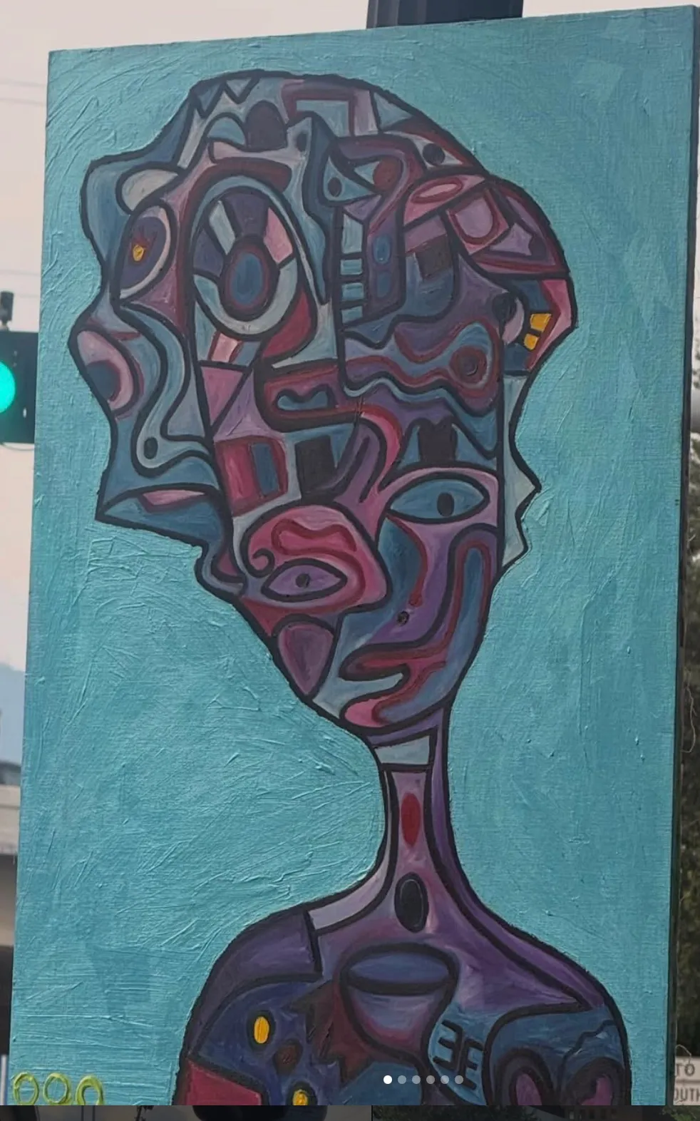The Thinker, oil on canvas, 24 x 40 in / 61 x 102 cm